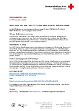 SRK SH_Medienmitteilung - Mitgliederversammlung_20230622