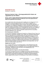 Redcross Summer Camp - Erholungsaufenthalt für Kinder und Jugendliche aus der Ukraine